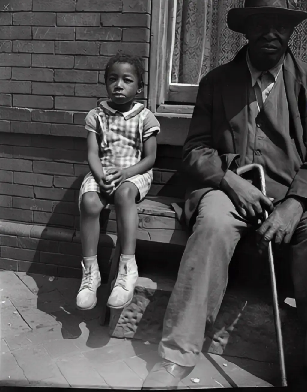 A restored family portrait, the kind of photo that pulls a family back together